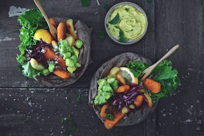 Vegansk Quorn “fish & chips” med remouladsås