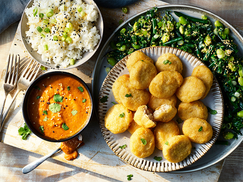 Quorn Meatless ChiQin Nuggets Katsu Bento Box Quorn