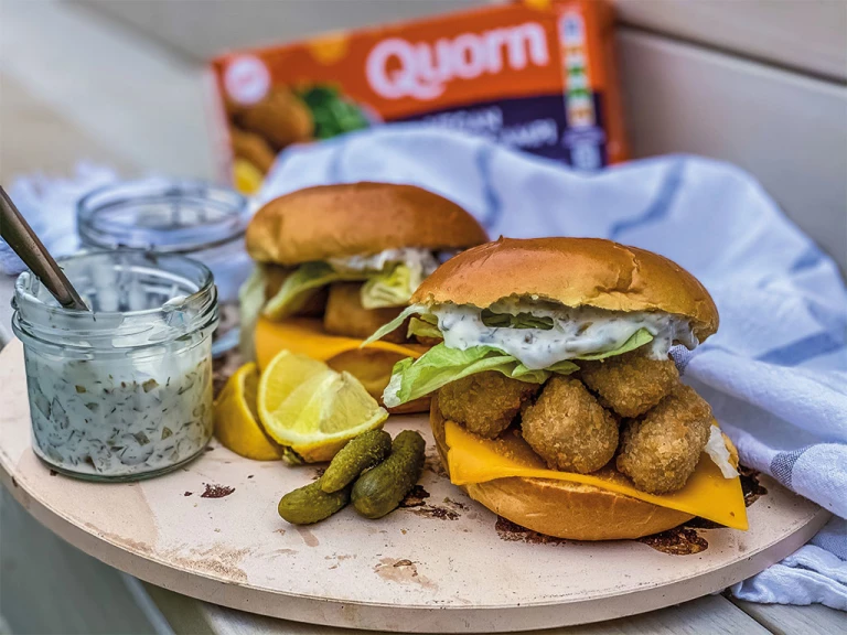 Quorn Scampi Burger