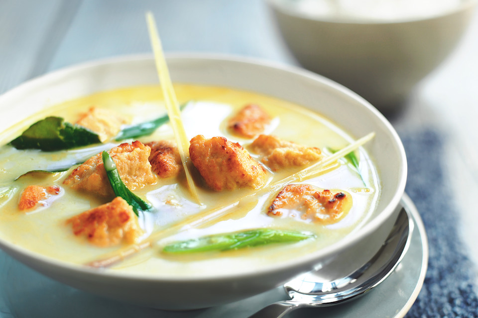 is made soy with quorn Curry Recipe  Healthier Green Quorn  Thai