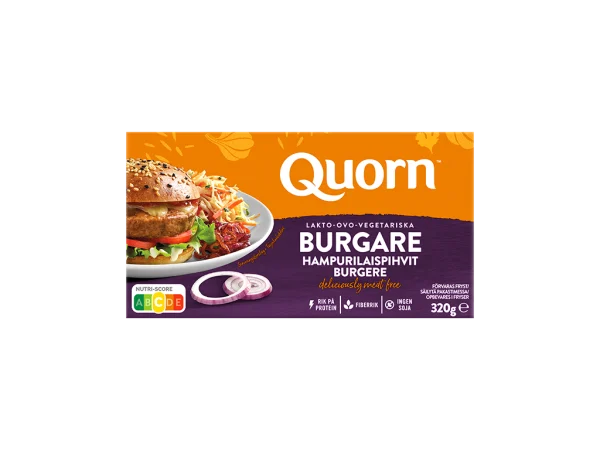 Quorn Ovo-Lakto-Vegetarisk Burgare