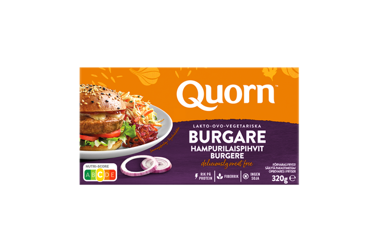 Quorn Ovo-Lakto-Vegetarisk Burgare
