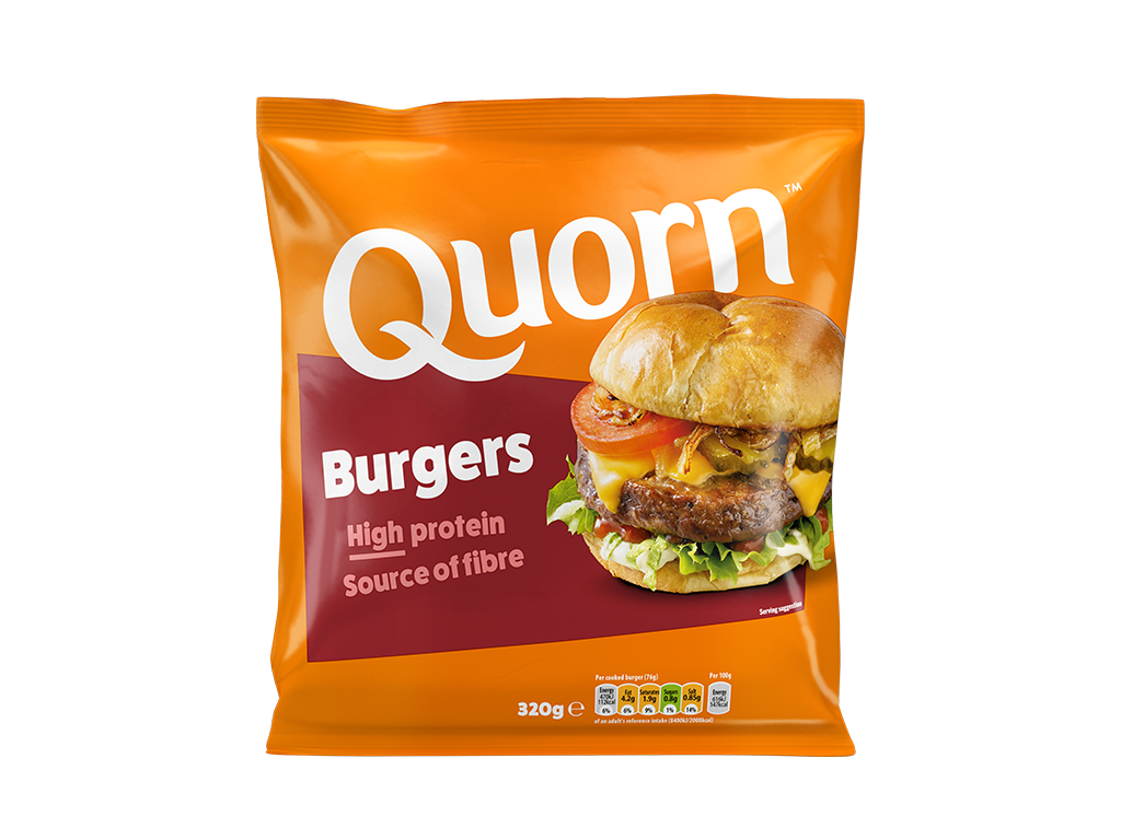 Quorn Ovo-Lakto-Vegetarisk Burgare