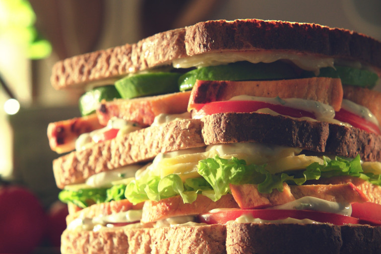 quorn vegan fillets new york club sandwich vegetarian recipe