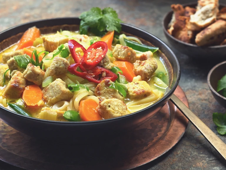 thai noodle soup recipe with quorn pieces recipe