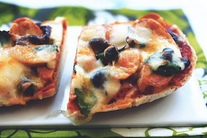 quorn sausages & mozzarella on ciabatta vegetarian sandwich recipe