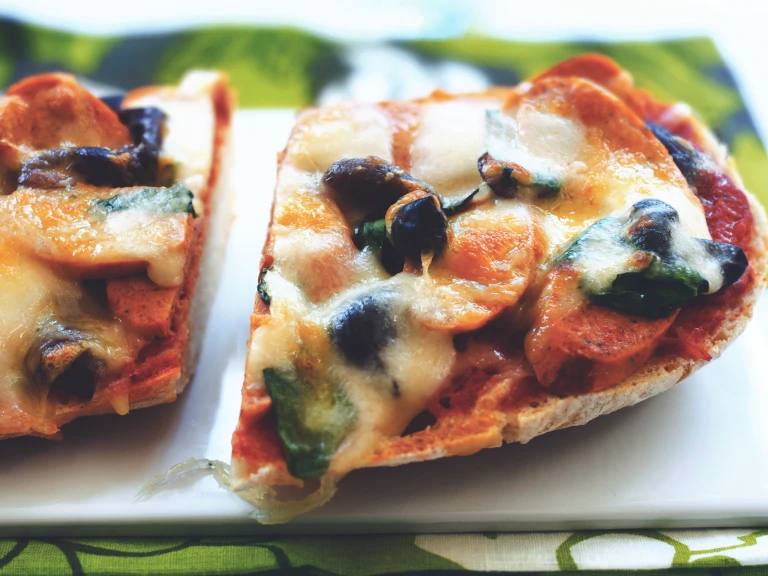quorn sausages & mozzarella on ciabatta vegetarian sandwich recipe
