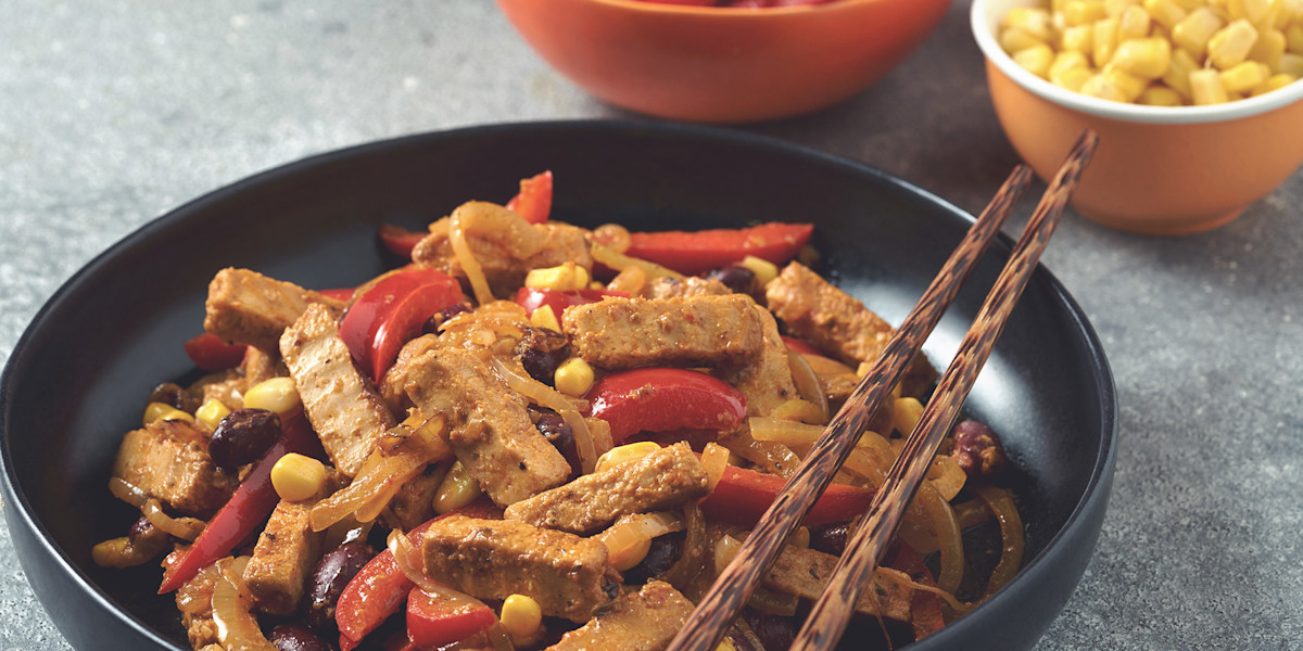 Mexican Stir Fry Quorn Fajita Strips Recipe | Quorn