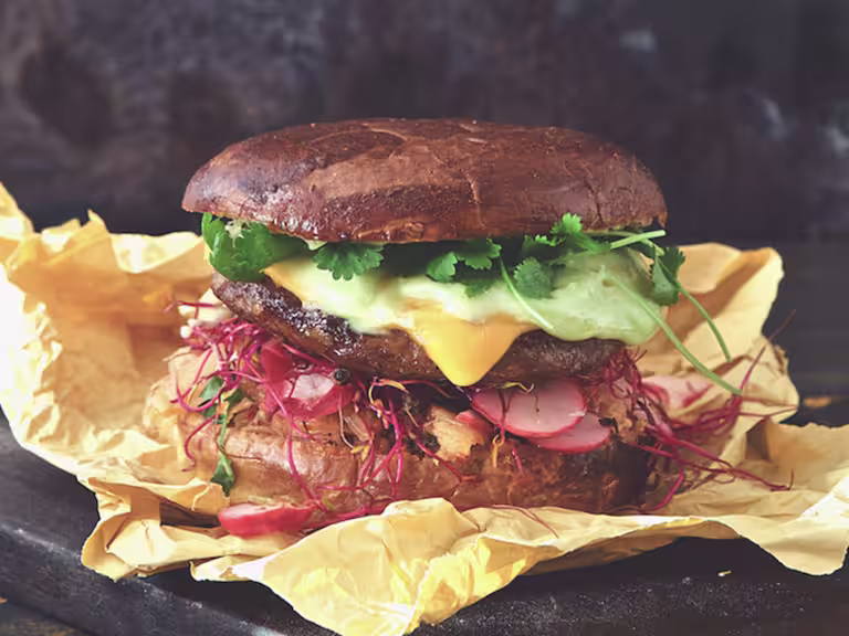 Vegetarisk Umami Burgare