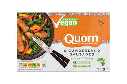 frozen quorn vegan cumberland sausages
