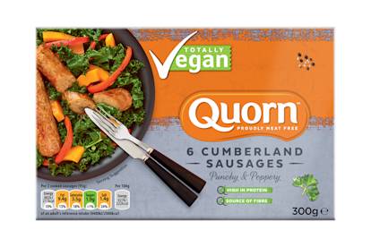 Quorn Vegan Cumberland Sausages