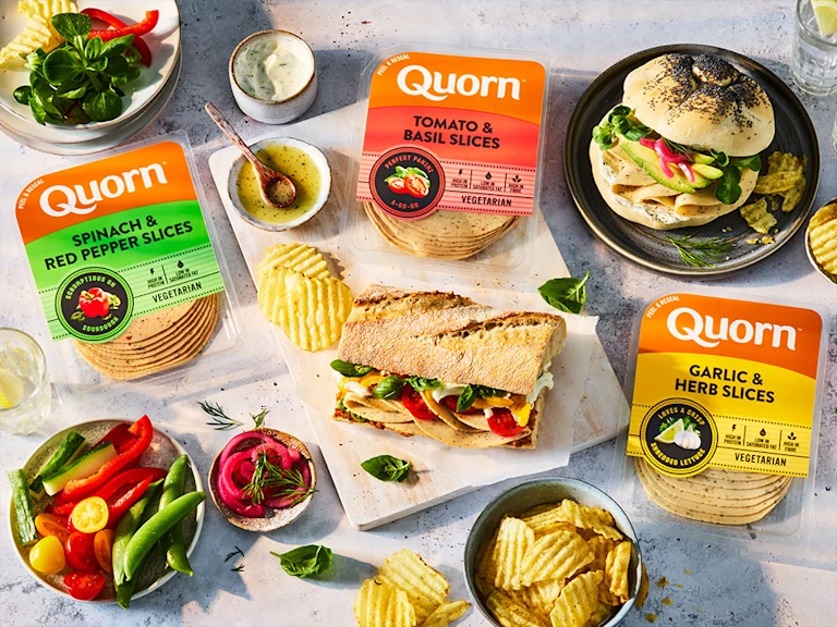 Shaking up lunchtimes with two new additions to the Quorn deli slices range