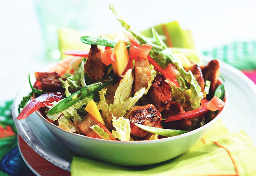 Thai Salad with Quorn Meat Free Pieces Recipe | Quorn SG