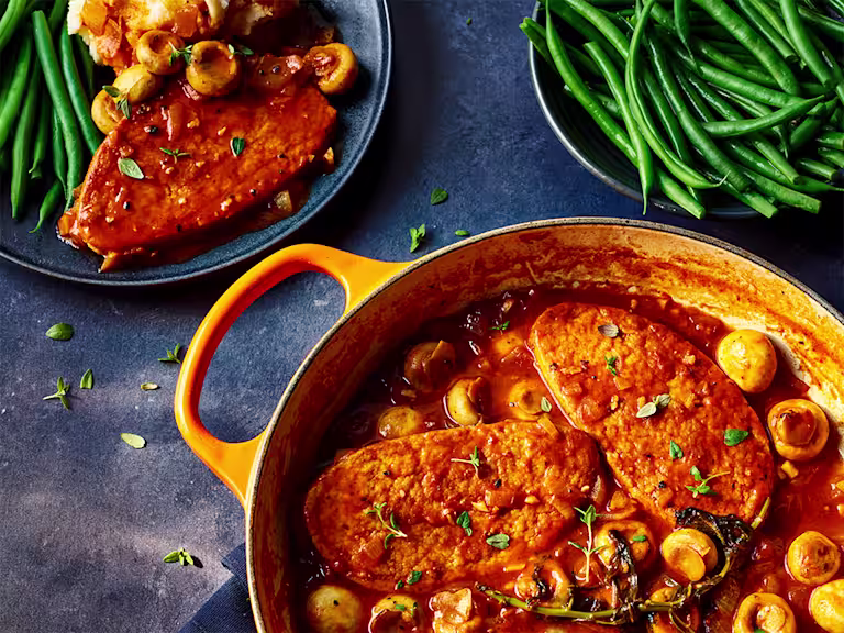 quorn fillet chasseur vegetarian recipe