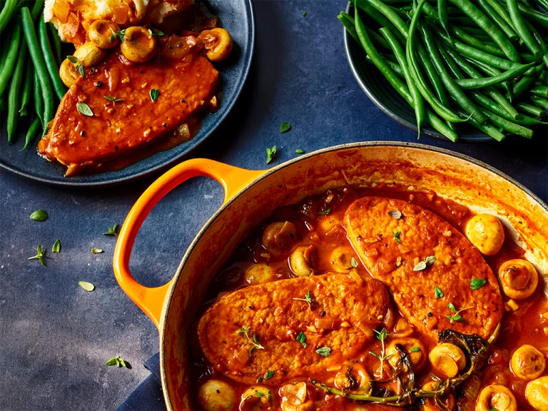 quorn fillet chasseur vegetarian recipe