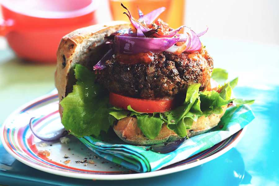 Vegetarian Burgers with Cheese | Quorn