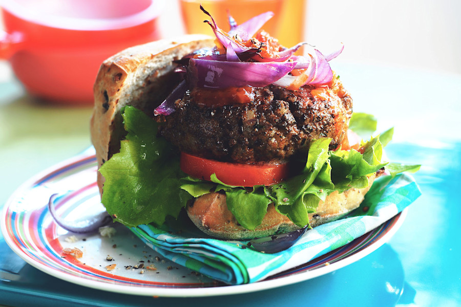 Vegetarian Cheese And Onions Burgers Quorn