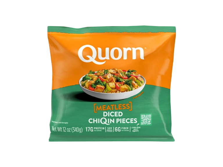 Quorn Meatless Pieces packaging 