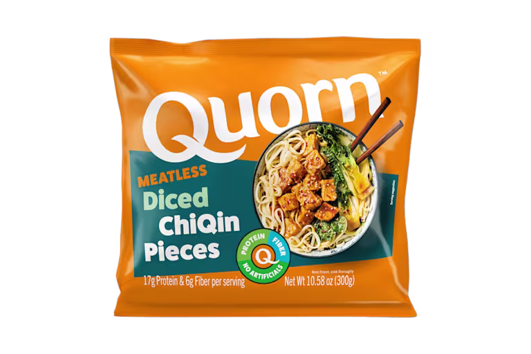Quorn Meatless Pieces packaging