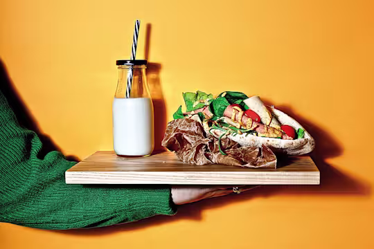 Vegetariska mackor och wraps