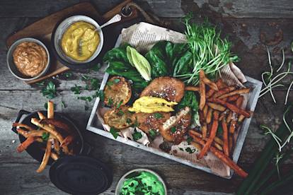 Vegan Fish & Chips Sharing Platter