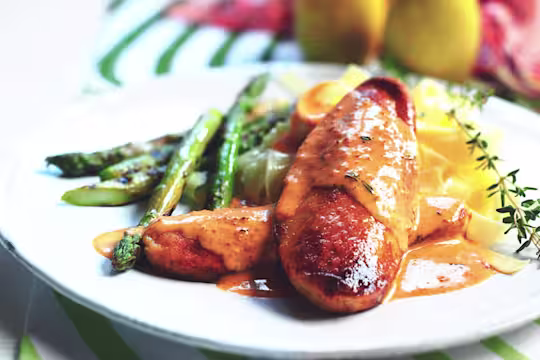 Quorn Vegetarian Fillets, made with Quorn Fillets, red pesto sauce, cream and tomato paste