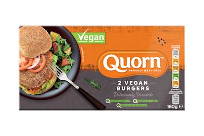 frozen quorn vegan burgers