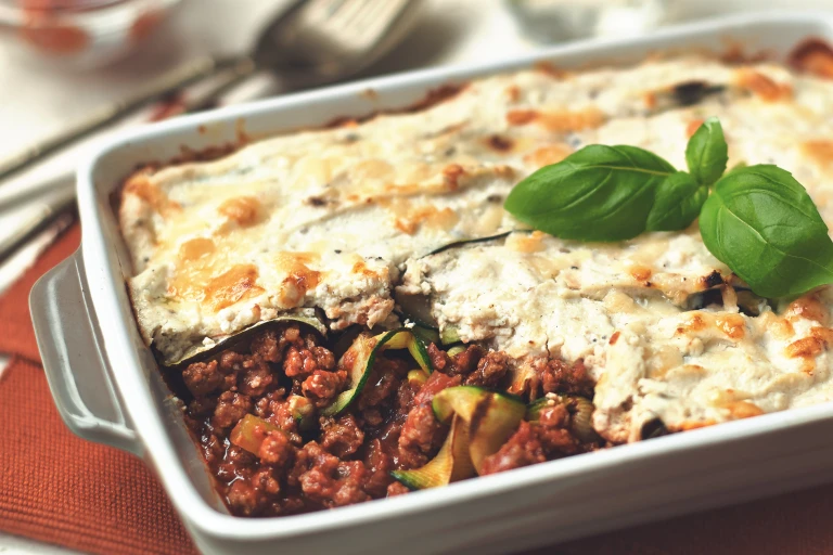 zucchini & quorn mince lasagne recipe vegetarian recipe