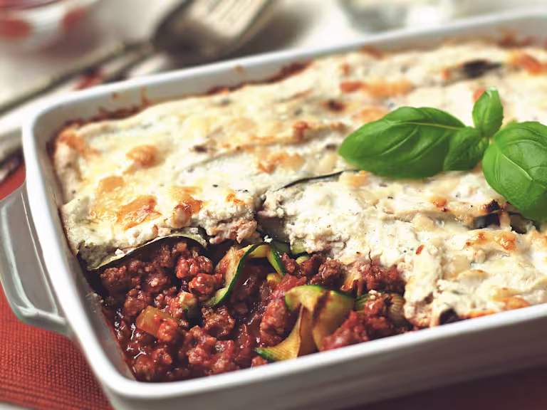 courgette & quorn mince lasagne recipe vegetarian recipe
