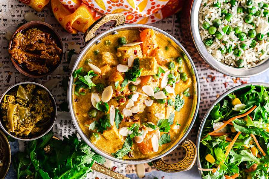 Vegan Vegetable Korma Recipe With Meat-Free Quorn Pieces