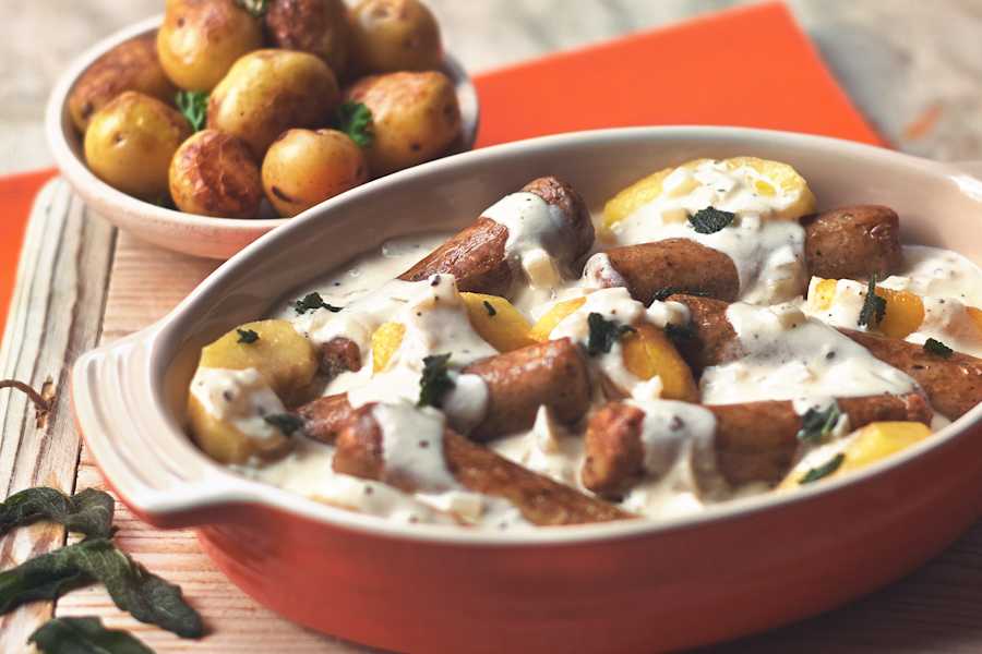 Quick &amp; Easy Sausage Casserole Recipe - Quorn