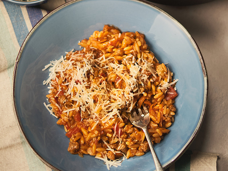 Orzo Bolognese with Quorn Mince | Quorn