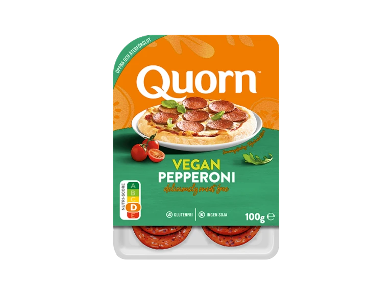 Quorn vegetarisk pepperoni