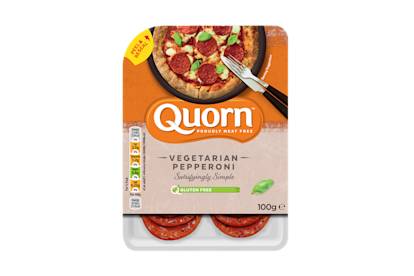 quorn vegetarian pepperoni pizza topping