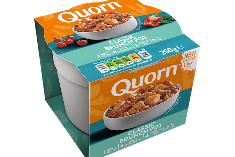 Quorn Classic Brunch Pot in Brand Packaging