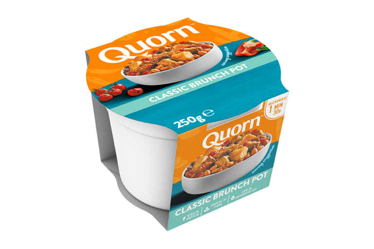 Quorn Classic Brunch Pot in Brand Packaging 