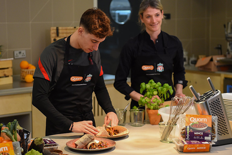 Red Recipes LFC x Quorn
