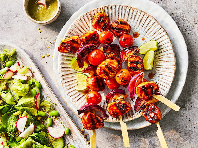 Quorn BBQ Mini Fillets with Green Goddess Salad | Quorn