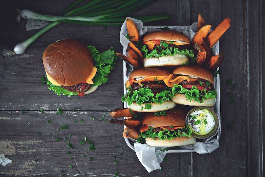 Vegetarian Burger In A Bun Recipe With Quorn Quarter Pounder Burgers