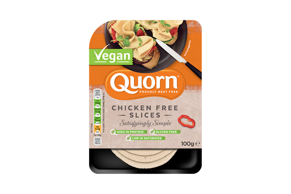 Quorn Vegan Chicken Free Slice Vegetarian Sandwich Fillings Quorn