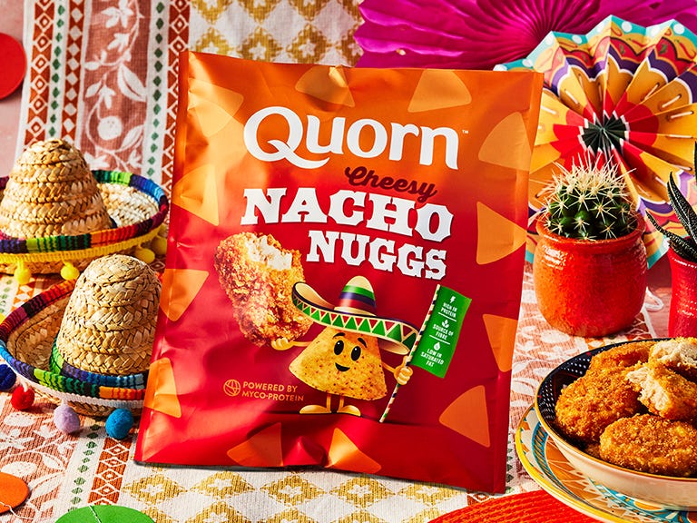 New Quorn Cheesy Nacho Nuggs Media Pack