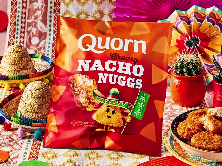 New Quorn Cheesy Nacho Nuggs Media Pack