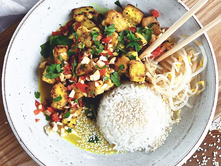 Vegetarisk currygryta med kokosmjölk