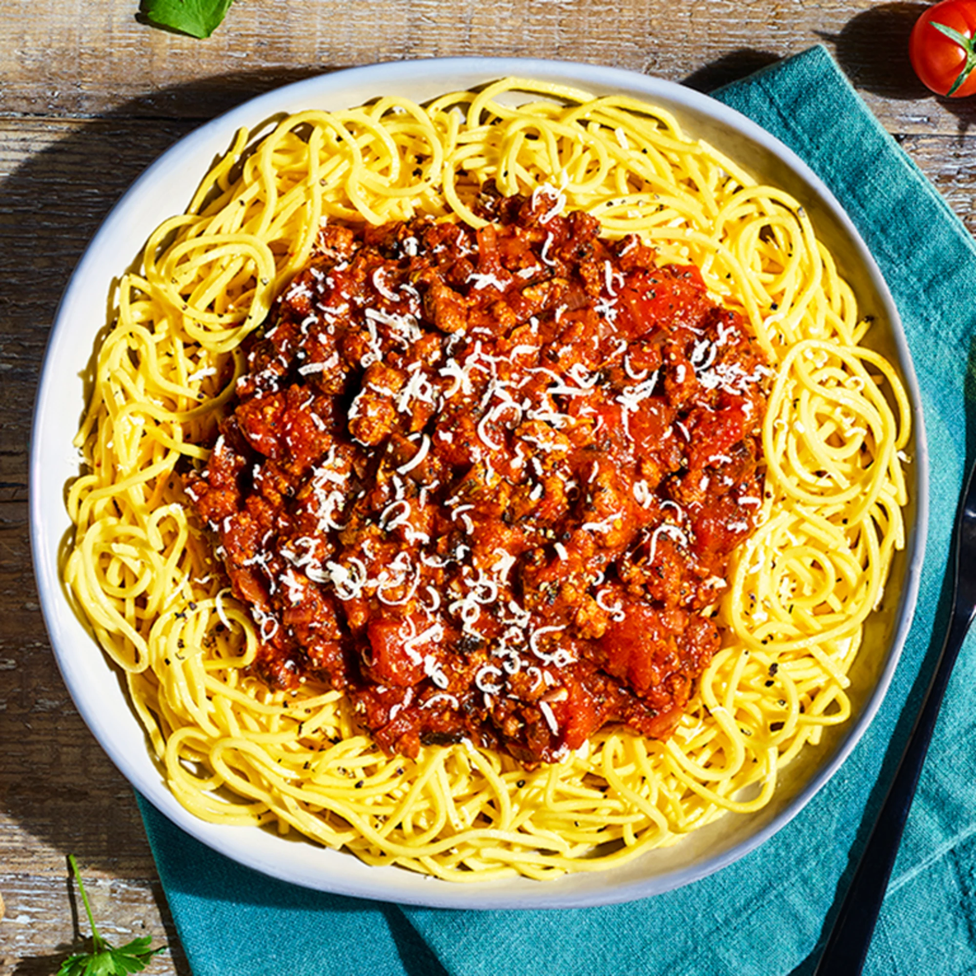 Quick Quorn Vegetarian Spaghetti Bolognese-image