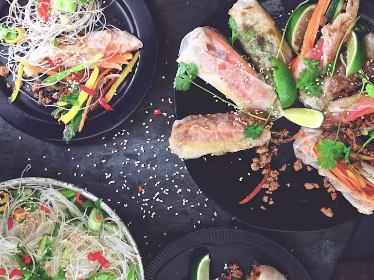 Vegetariska vårrullar med Quorn