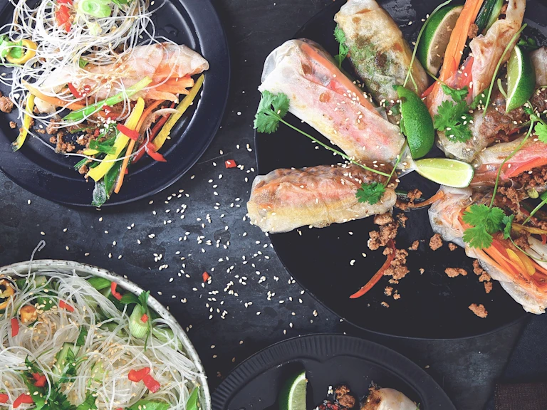 Vegetariska vårrullar med Quorn