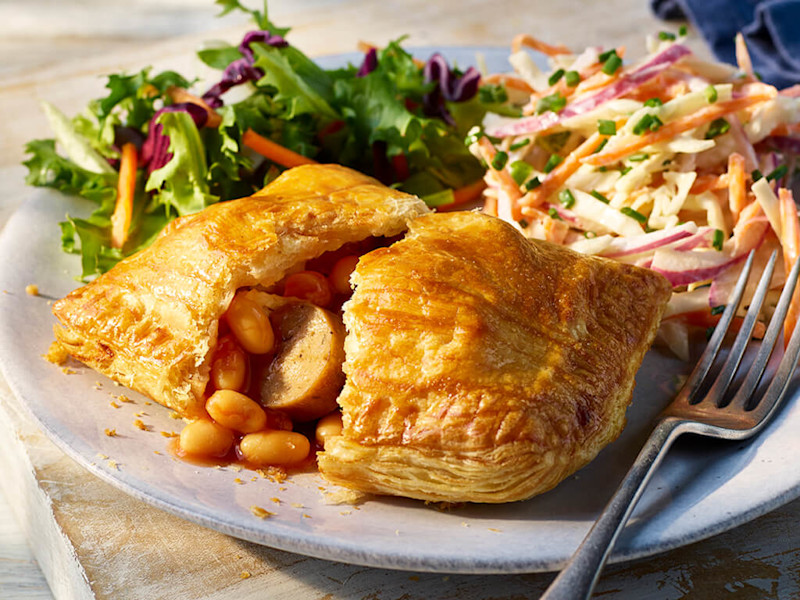 Air Fryer Sausage and Bean Melt | Quorn