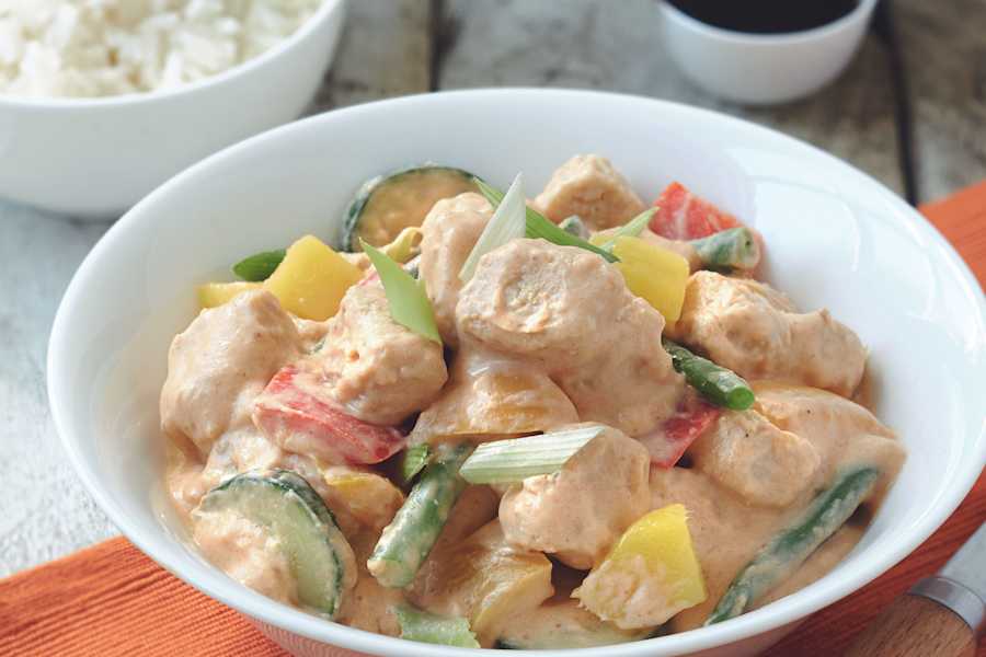 Malaysian Panang Curry with Quorn Pieces