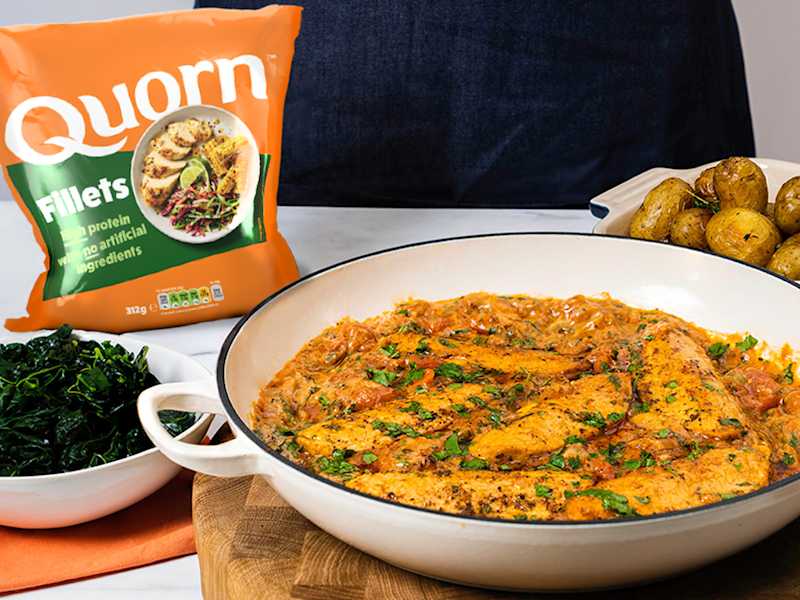 Vegetarian Creamy Bake Recipe With Meat-Free Quorn Fillets