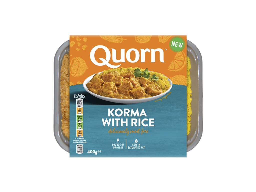 Quorn Vegetarian Korma Ready Meal Quorn